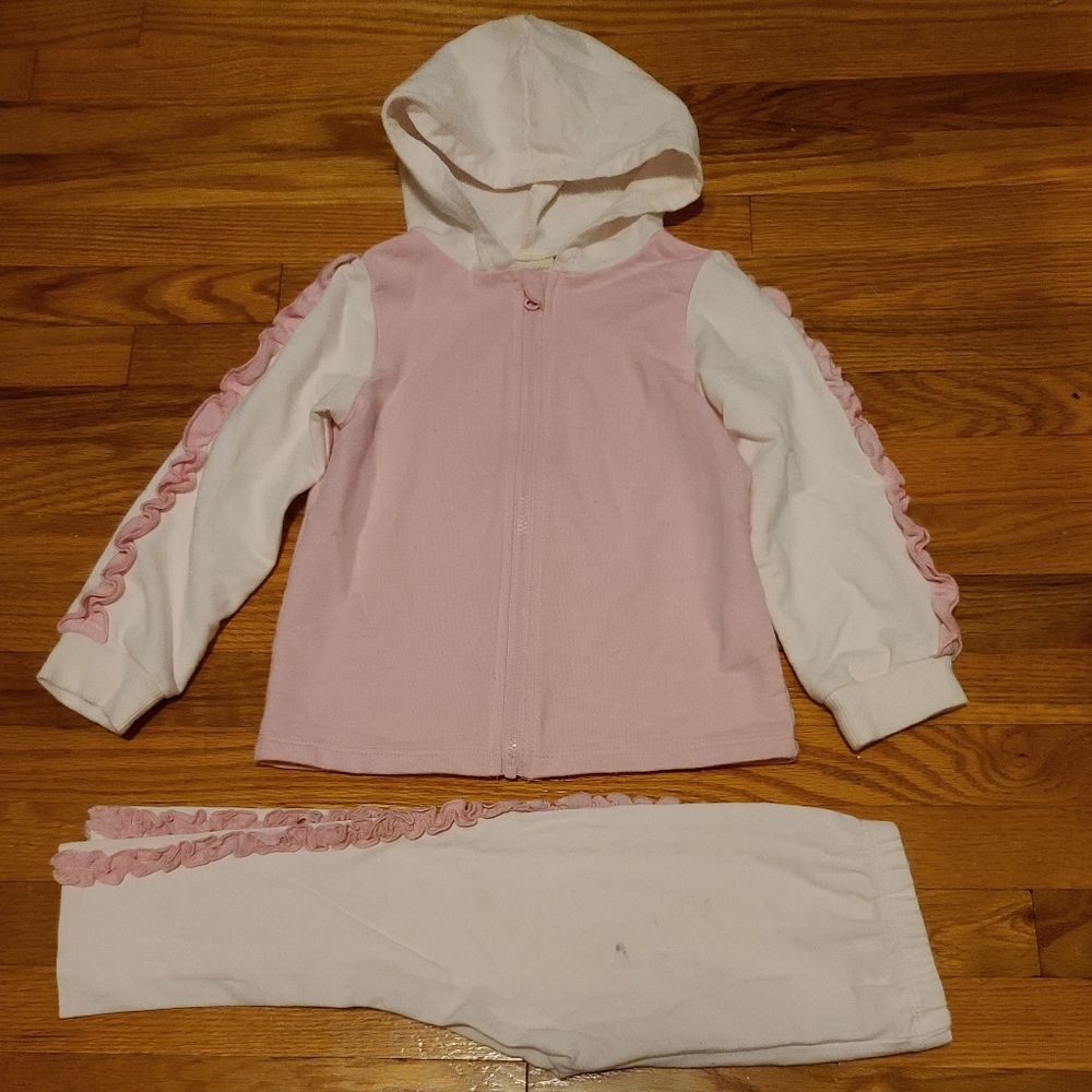 10 for $16 - First Impressions Girls 24m Pink Track Suit Set